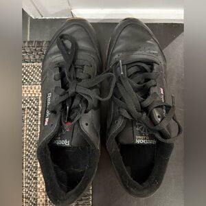 Reebok Classic Black Athletic Shoes